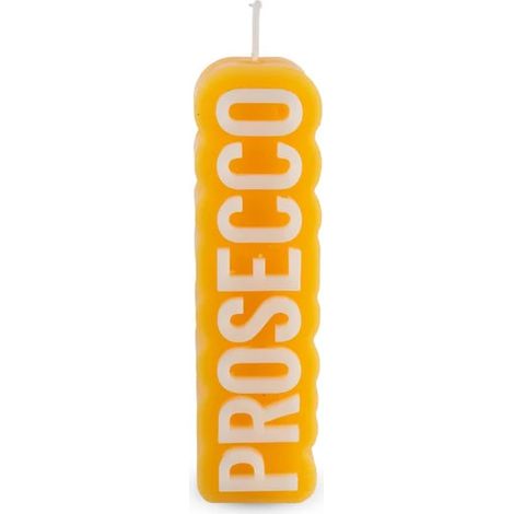 WD LifeStyle Candela Profumata Decoro Prosecco 3,9 x 4,8 x 13,5 Cm  Paraffina Torta di Noci Pecan