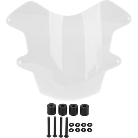 Protector de faro de motocicleta, superficie lisa y resistente a los impactos, repuesto para Tenere 700 2019-2022, transparente -Crezuo