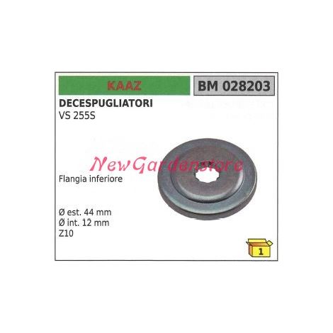Flangia inferiore coppia conica KAAZ decespugliatore VS 255S 028203
