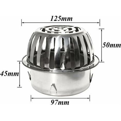 Filtres de Gouttière en Acier Inoxydable Protège-gouttières en Métal Protection Crapaudine de Gouttière Protection Gouttiere Antirouille Filtres de Gouttière Etanche Grille Goutiere. (1/4)