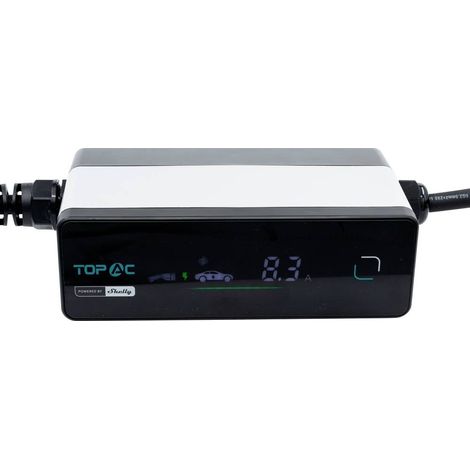 Shelly – Chargeur portable EV 11 kW – Câble de 5m – Prise CEE 16A triphasée – Wi-Fi et Bluetooth – Indice de protection IP65