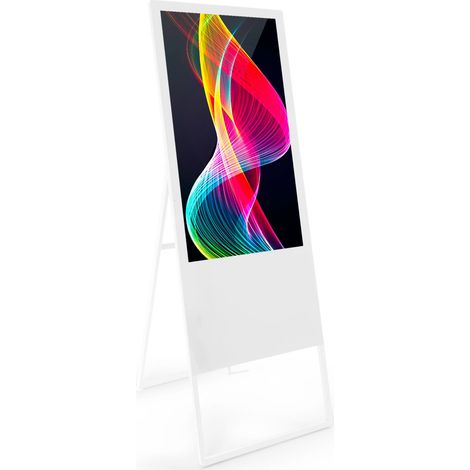 Totem pubblicitario pieghevole LCD Full HD da 43" - Android -