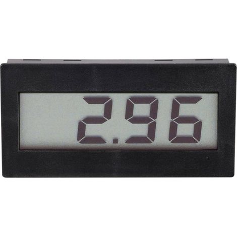 Strumento di misura digitale da pannello VOLTCRAFT DVM 310 ±199,9 mV (ampliabile a piacere tramite resistenze) N/A (1/3)