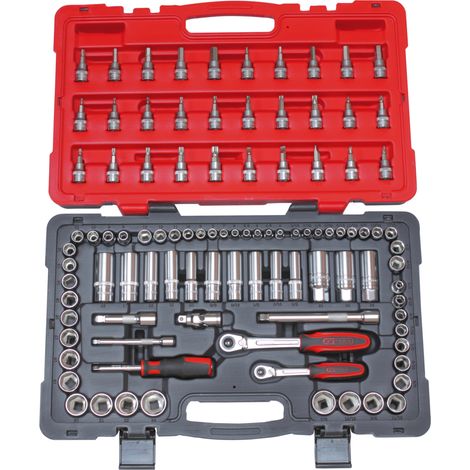 KS Tools - Coffret de douilles et accessoires ULTIMATE® pouces et métrique - 3/8'', 99 pcs - 922.0699 (1/2)