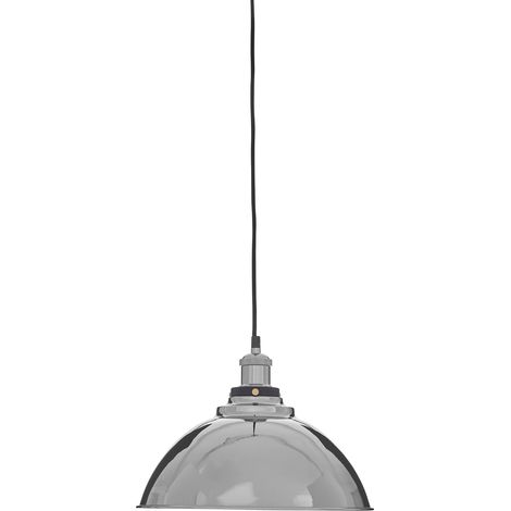 Premier Housewares Ceiling Lights Black Finish Round Shape Pendant Light Antique Ceiling Lighting Contemporary Pendant Hanging Lighting For Ceiling w33 x d33 x h172cm (1/3)