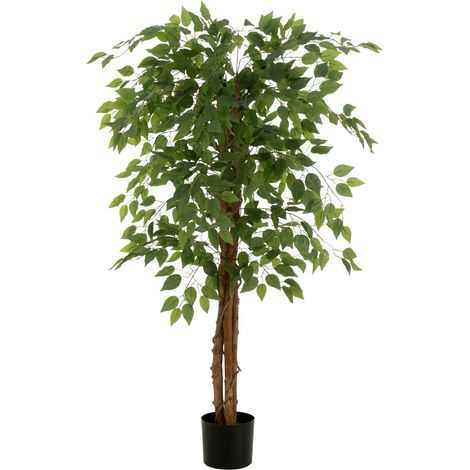 Plante Artificielle en Pot "Ficus" 150cm Vert