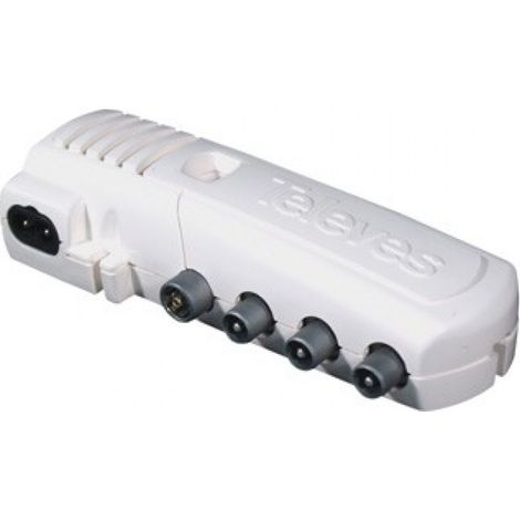 Amplificador TV con filtro LTE 1 entrada - 2 salidas + tv 20  Blanco (1/3)