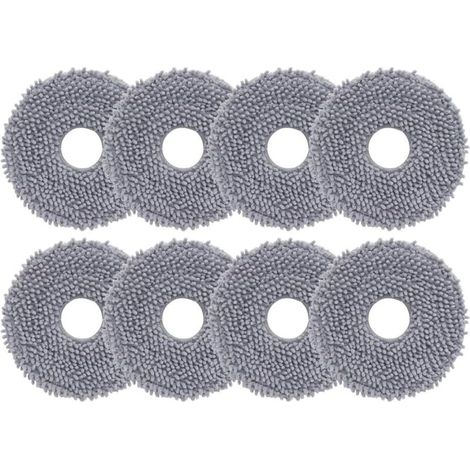 Lot de 8 serpillères de rechange pour aspirateur robot Roborock Q Revo/Qrevo MaxV/Qrevo Master/Qrevo Slim/Qrevo Pro/Qrevo S/Qrevo Curv/QV 35S (1/5)