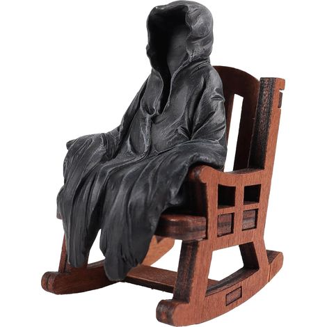 Statue miniature de la Faucheuse, décoration gothique pour Halloween, cadeau d'intérieur pour femme, 1 pièce (1/5)