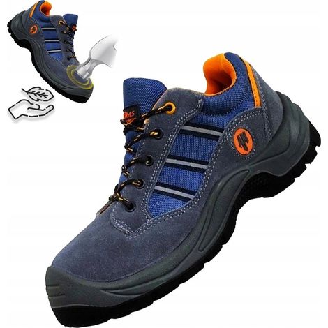 SCARPE DA LAVORO ANTISCIVOLO DA UOMO LEGGERE CON PUNTALE ESTIVO S1 SRC
