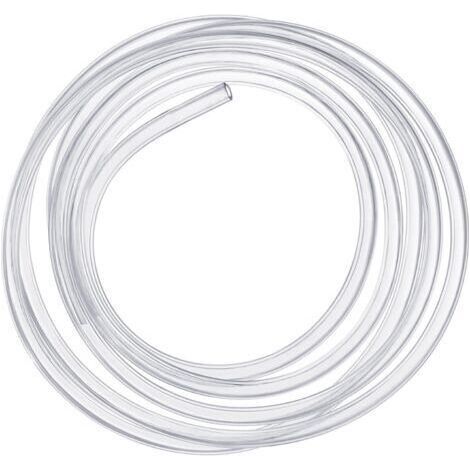 5 Mètre Tube en Silicone transparent - Tuyau Souple Transparent pour Oxygène d'Aquarium et Air D'eau - Diamètre Intérieur 7 mm, Extérieur 9 mm (1/5)