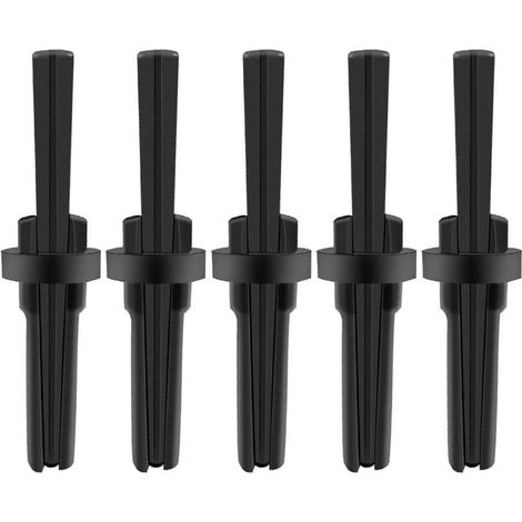 Lot de 5 cales à fendre la pierre - 125 x 12 mm - En acier - Pour pierre dure, granit et maçonnerie - Outil à main pour jardin et construction