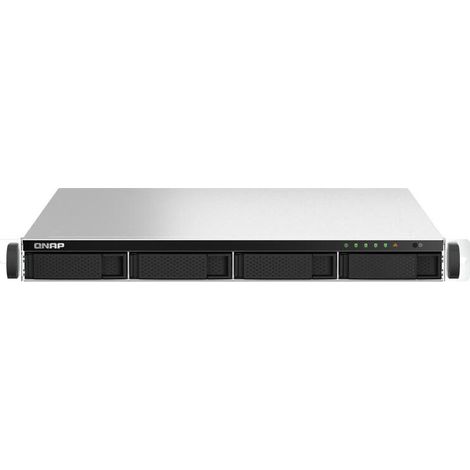 QNAP TS-464U-RP NAS Bastidor (1U) Ethernet Negro N5095 (1/4)