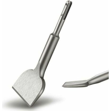 Burin SDS PLUS Carrelage, 165mm x 75mm Série d'élargissement de Haute Qualité, Ciseau à Tuiles Courbé Ciselé pour la Céramique et Les Carreaux de Sol (1/5)