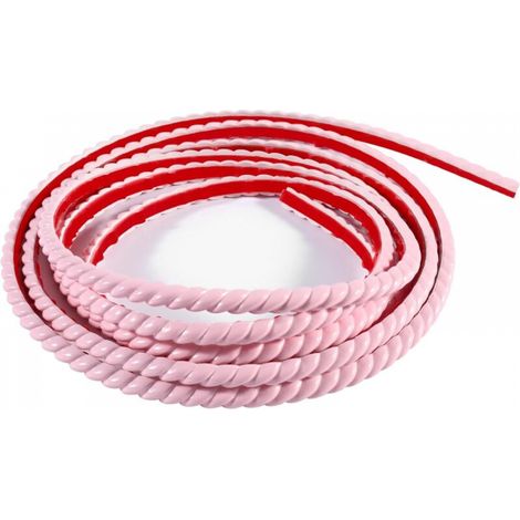 5M Bande Décorative Adhésive PVC, Bordure de Papier Peint Carrelage, Décoration pour Cadre de Miroir(10mm,Rose) (1/5)
