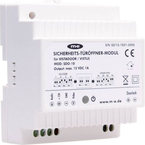 [GEBRAUCHT] B-Ware m-e modern-electronics Vistadoor Vistus Türsprechanlage Türöffner-Modul (1/2)