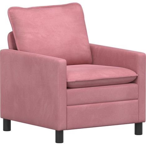 Canapé Rose 76 x 81 x 87,5 cm Velours vidaXL (1/5)