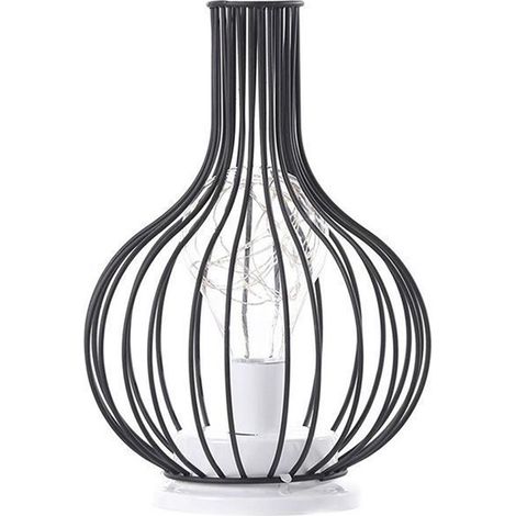 Lanterne décorative à ampoule en cage, lampe pour chambre, cuisine, mariage (1/5)