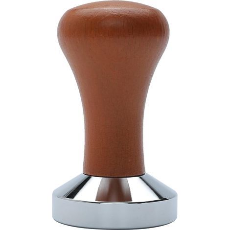 Marteau à poudre italien [Socle fin électroplaqué] Marteau à poudre grain bois foncé 51 mm (1/5)