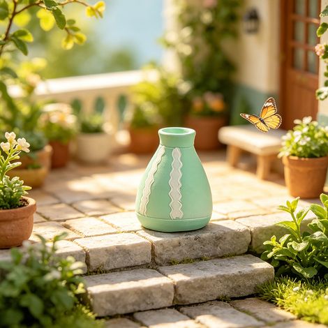 Mini vase décoratif style tendance, petit contenant créatif pour fleurs artificielles, décoration de table et maison, accessoire DIY pour composition florale et mini jardin 2pcs (1/5)
