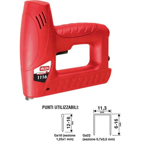 Fissatrice Puntatrice chiodatrice elettrica 1116 1455635 VALEX