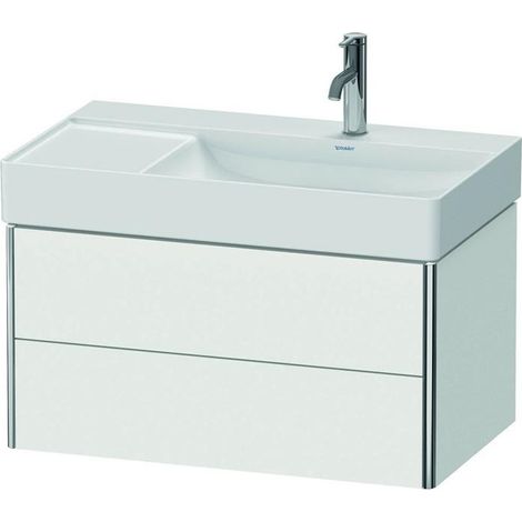 DU WTU XSquare wandhängend,397x784x460mm 2Schubkästen,weiß matt (1/5)