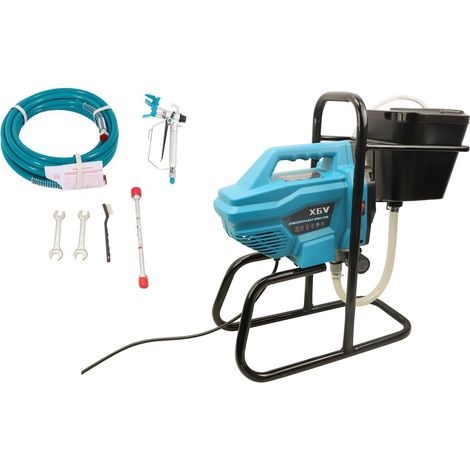 Varan Motors - X6V Spruzzatore airless 650w 200 bar, pistola ad alta pressione con supporto in alluminio, 1,4L/min (1/5)