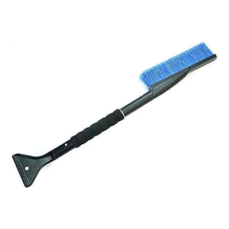 Snow Scraper, Snow Scraper, 2 in 1 Snow Brush Car Snow Brush Shovel for Car, ABS + PVC + EVA Windshield Snow Frost Scraper - Blue (1/5)
