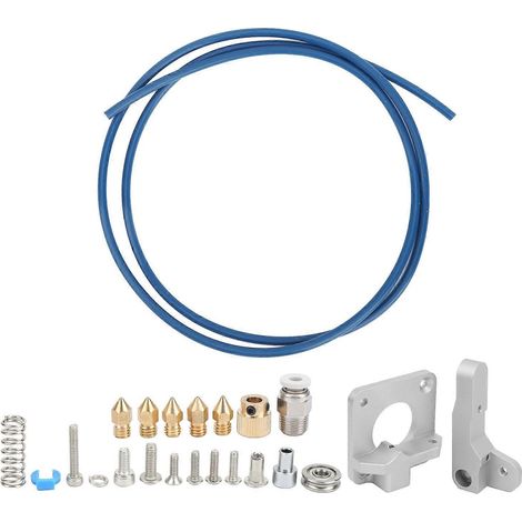 Extruder-Set Grau Blau PTFE-Schlauchdüsen-Upgrade-Kit für Ender3 3D-Drucker-Zubehör