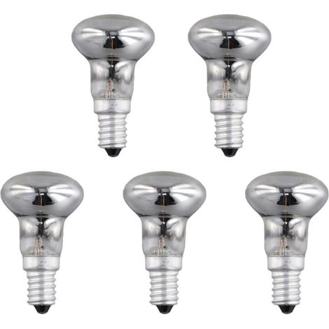 Lampe à Lave de Remplacement E14 R39 30W Projecteur à Visser Ampoule RéFlecteur Clair Spot Ampoules Lave à Incandescence 5 PièCes (1/5)