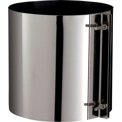 Poujoulat – Manchon condenseur inox 130 – Raccord fumisterie en acier inoxydable – Résistance à la corrosion pour installations chauffage et ventilation
