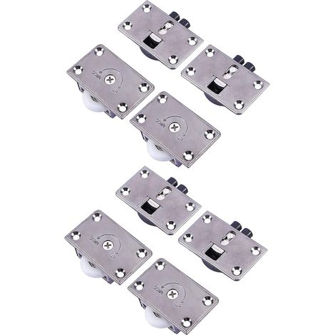 Type Roulements à Bille Coulissant Pièces Armoire Roulette Placard Porte Poulie Coulissante Diamètre 24mm Roues Roulettes (1/5)