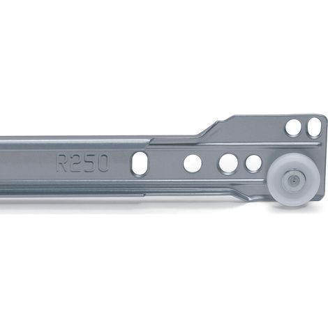 Guia Omge Bruno R.4001-35 Gris - BRUNO - Jgo. Guías metálicas grises para cajón con caída de fabricación italiana (1/3)