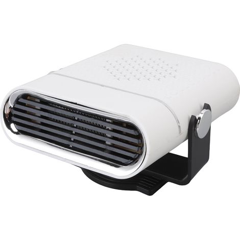 Tragbare Autoheizung mit Schnellheizfunktion, 360°-Drehung, Scheibenenteiser und -befeuchter, 12 V, weiß (1/5)