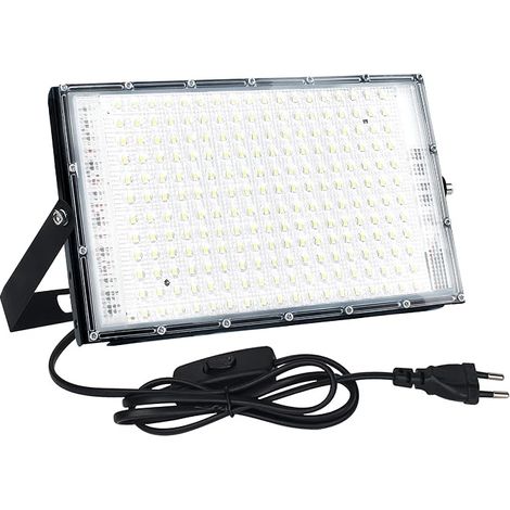 150 W LED Floodlight, Super Bright 15000 LM Outdoor Light, 6500 K Cool White Outdoor LED Spotlight with IP65 Waterproof for Courtyard, Garage, Sports Field (1/5)