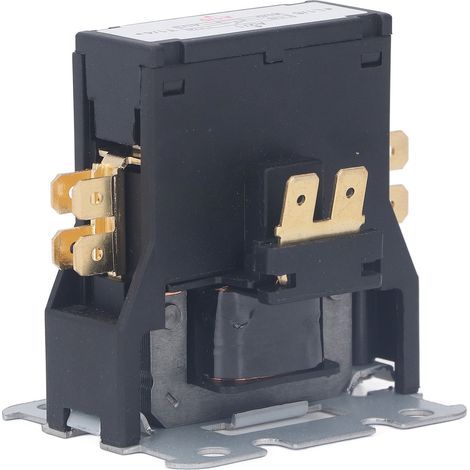 Sonew Contacteur CVC Unipolaire 25A, Interrupteur de Remplacement de Compresseur de Condensateur de Climatiseur pour CVC, Systèmes de Réfrigération, Moteurs, Pompes (240V) (1/5)