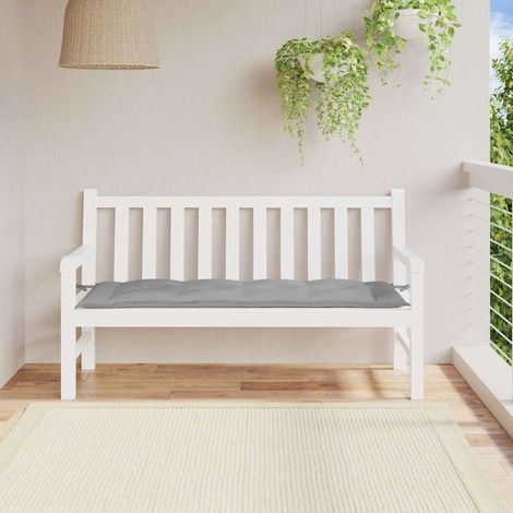 vidaXL Cuscino per Panca Grigio 150x50x7 cm in Tessuto Oxford (1/5)