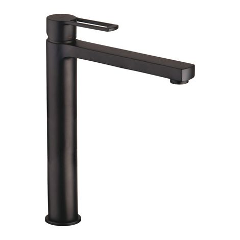 Ringo West XL Waschbeckenmischer mit Luftsprudler M24x1, Mattschwarz (RIN081NO)