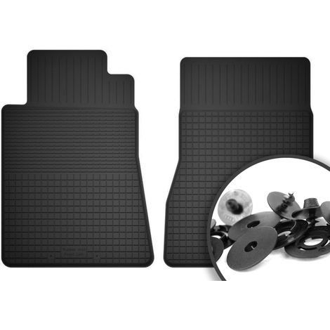 Alfombrillas delanteras de goma para: Mercedes E W124 coupé (1984-1997)