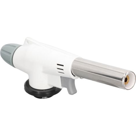 Briquet torche à gaz ajustable, soudure à ignition électronique, flamme réglable pour barbecue extérieur, type encliquetable. (1/5)