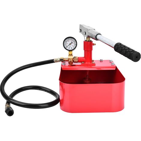 1000 PSI 7 MPa Manuelle hydraulische Prüfpumpe Rohrventil Wasserdruckprüfgerät Handwerkzeug (1/5)