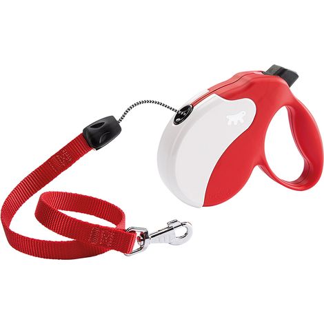 Guinzaglio Amigo Cord M Rosso/Bianco