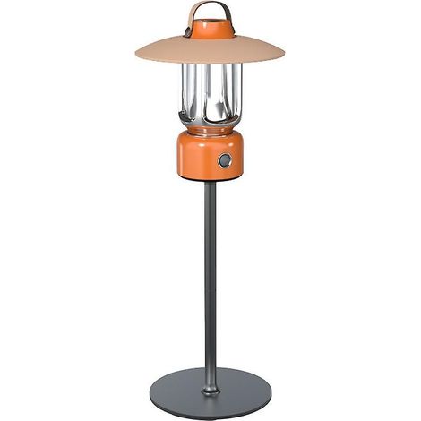 Lampe de camping portable extérieur multi-modes haute luminosité lanterne de tente rétro LED lampe d'urgence US-Orange