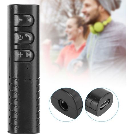 Bluetooth V5.0 3,5-mm-Adapter, drahtloser Audioempfänger für Lautsprecher, Direktverbindung (1/5)