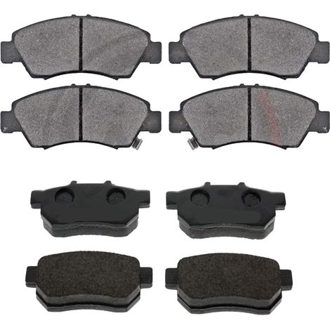KIT PASTIGLIE FRENO ANTERIORI E POSTERIORI compatibile con HYUNDAI ACCENT IV (RB) / PASTIGLIE FRENANTI AUTO OEM P 18 025,P 30 067 / SOSTITUZIONE DIRETTA / BASSA POLVERE / SILENZIOSO