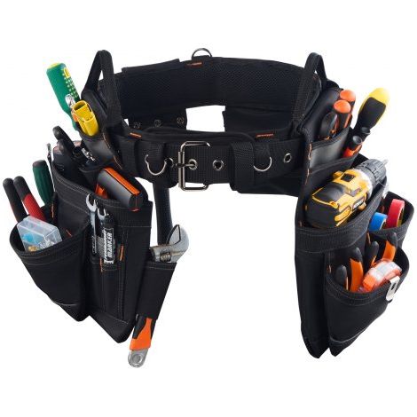 Ceinture Porte Outil 18 Poches Ceinture à Outils Tour de Taille (1/5)