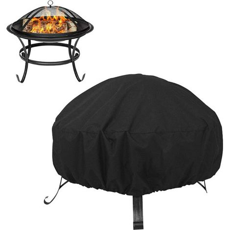 Housse barbecue – D34×H15 – 210D argent – Protection – Soleil – Pluie – Poussière – Jardin – Camping – Pliable – Léger – Durable (1/4)