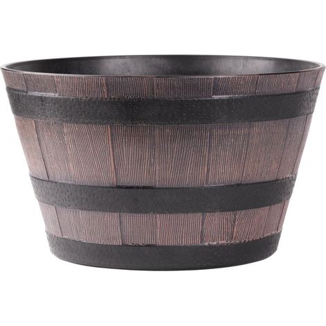 Blumentopf Strend Pro Woodeff, 39x23 cm, Teak, Blumenkasten, Holz-Effekt