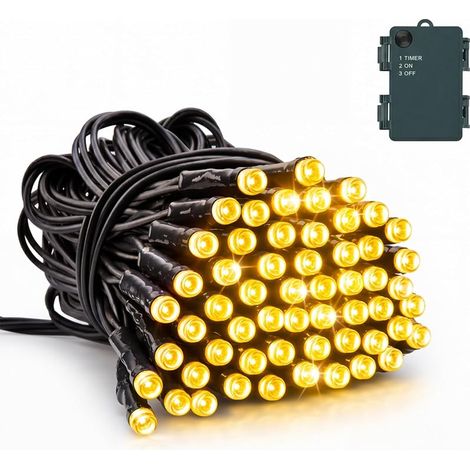 CNMTCCO Dalugo Guirlande lumineuse extérieure 5m 50 LED blanc chaud (1/5)