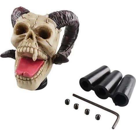 Pomello del cambio modificato Akozon per auto di Halloween, kit pomello del cambio in resina per moto (1/4)